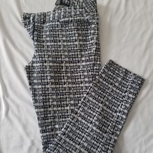 Previously LOVED Navy & White Skinny Leg Pants